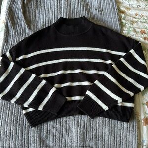 Divided Striped Sweater size Medium